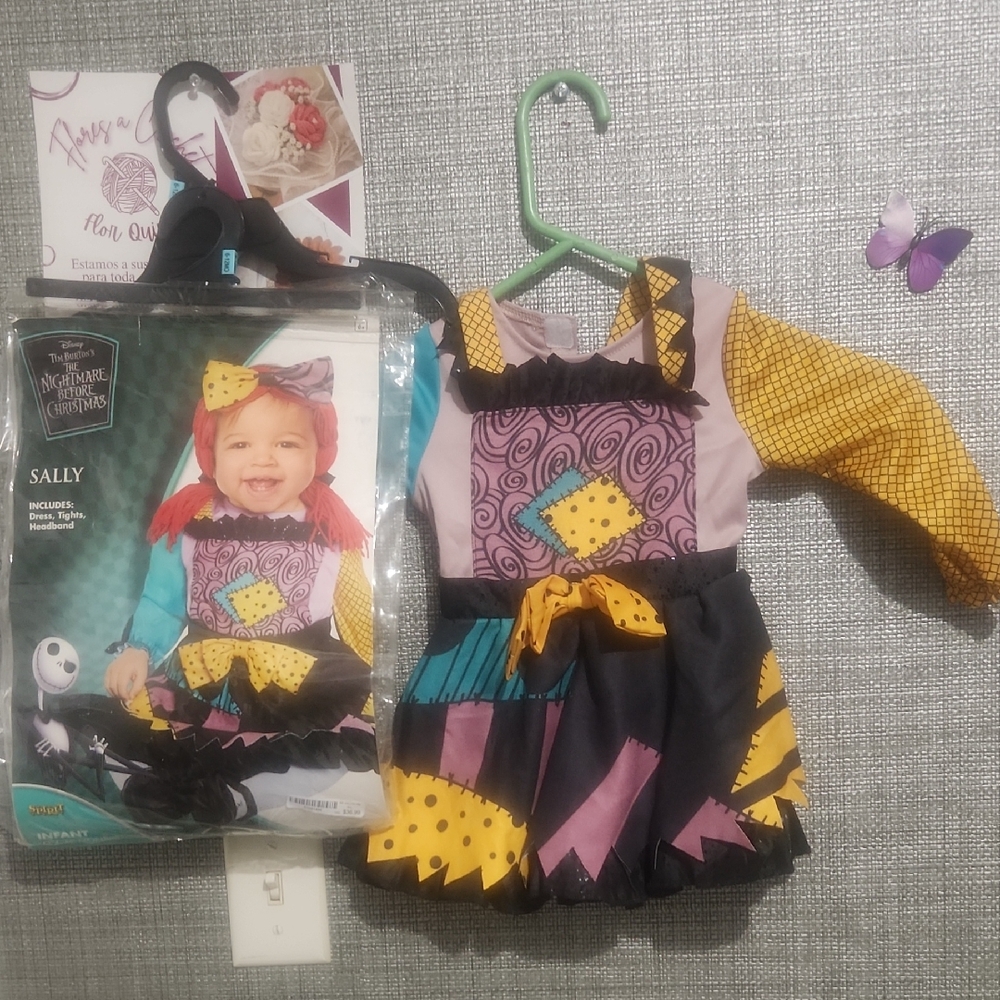 Disney Sally Patchwork Dress with Vibrant Colors